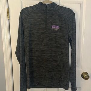 High Point University HPU Gray Quarter-Zip Pullover